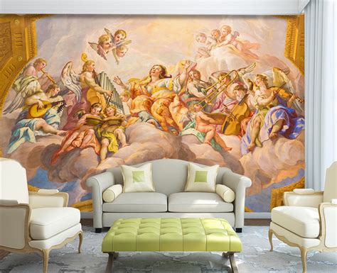 3d Angel Party 1589 Wall Murals Aj Wallpaper