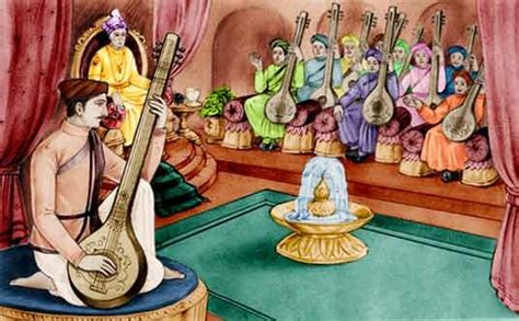 Indian Musician Painting Classical Musicians Hindustani Classical