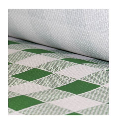 Mantel De Papel Rollo Cuadros Verdes 1x100m 40g 6 Uds