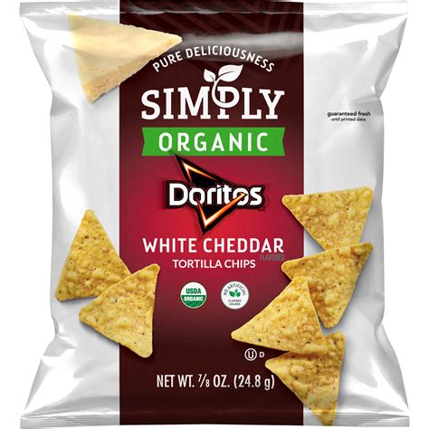 Doritos Simply Organic White Cheddar Flavored Tortilla Chips