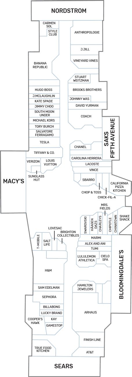 Map Of Gardens Mall West Palm Beach | Fasci Garden