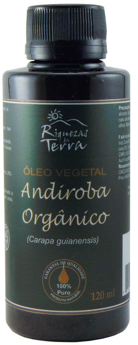 Leo Vegetal De Andiroba Org Nico Puro Ml Riquezas Da Terra