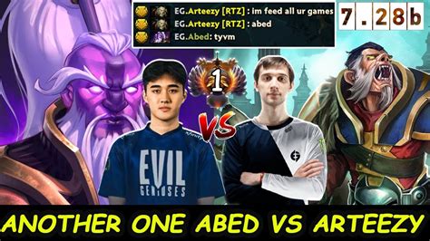 Abed Void Spirit MIDLANE A GOD Immortal Rank 1 Vs Arteezy Lycan Imba