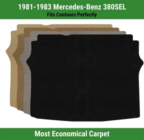 Lloyd Velourtex Trunk Carpet Mat For 1981 1983 Mercedes Benz 380SEL EBay