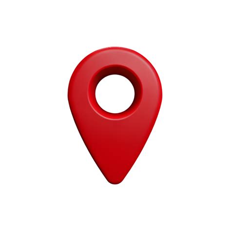 Red Location Marker Icon On Transparent Background 27687964 Png