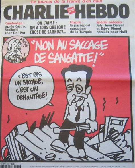 Charlie Hebdo D Cembre Couverture Charb