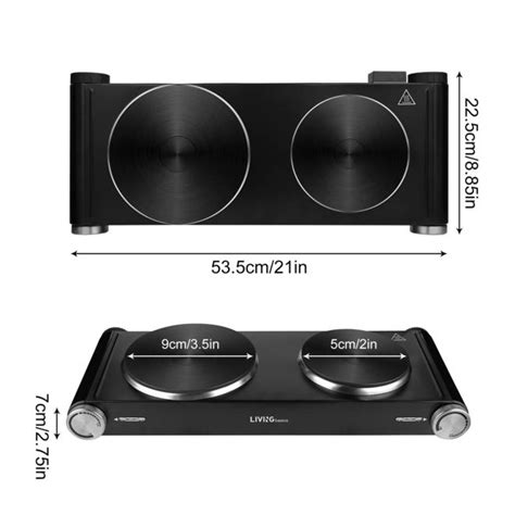Shopper Double Hot Plates For Cooking Electric Countertop Double Burners W W