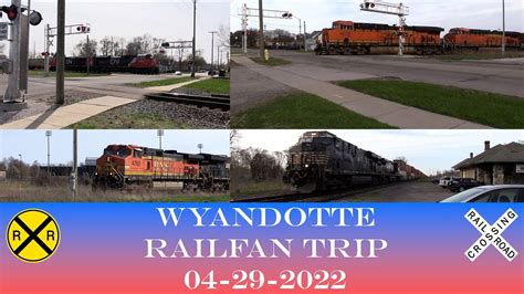 Wyandotte Railfan Trip 04 29 2022 Youtube