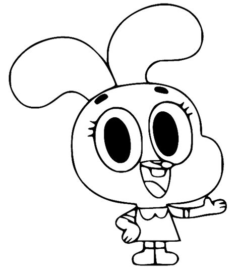 The Amazing World Of Gumball Coloring Pages Printable For Free Download