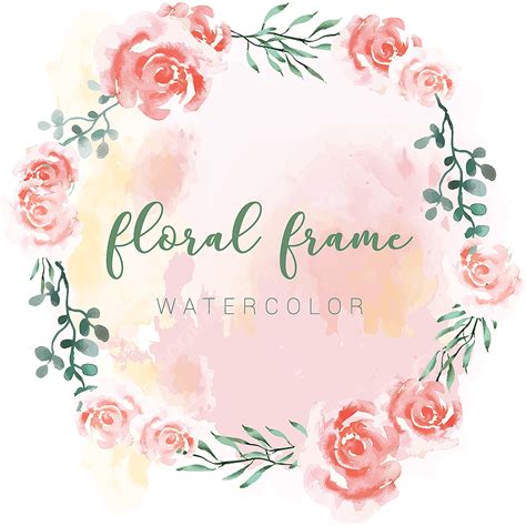 Hand Drawn Floral Vector Hd Images Watercolor Floral Aquarelle Flowers