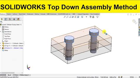 Solidworks Advanced Tutorials Top Down Assembly Modeling Youtube