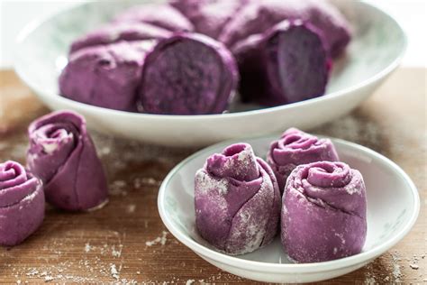 Here To You The Purple Bread It Is Made From Potatoes And It Is Good For Your Health