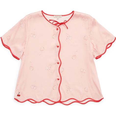 Morgan Lane Beatrice Top Rosie Pink Size Small Maisonette