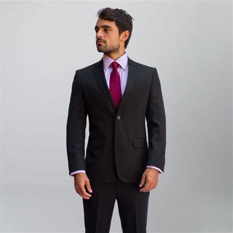 Terno Costume Gabardine Preto Via Do Terno Terno Masculino