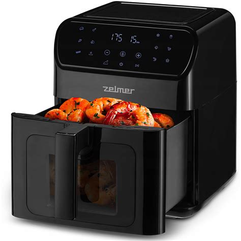 FRYTKOWNICA BEZTŁUSZCZOWA ZELMER FRYTOWNICA PIEKARNIK AIR FRYER 1500W 6