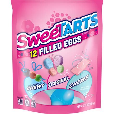 Sweetarts Mini Chewy Original And Chews Filled Eggs Easter Candy Variety