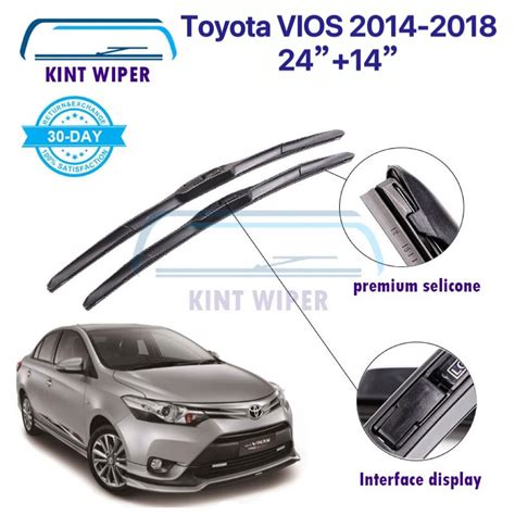 Toyota Vios Wiper Vios Wiper High Quality Premium Silicone