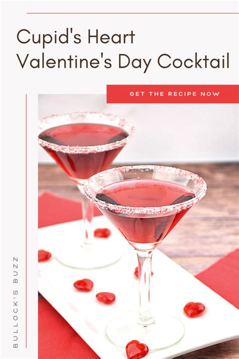 Valentine's Day Cocktail Recipe - Cupid's Heart Red Cocktail - Bullock ...