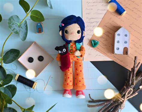 Crochet Pattern Doll Coraline, ENG Pdf - Etsy