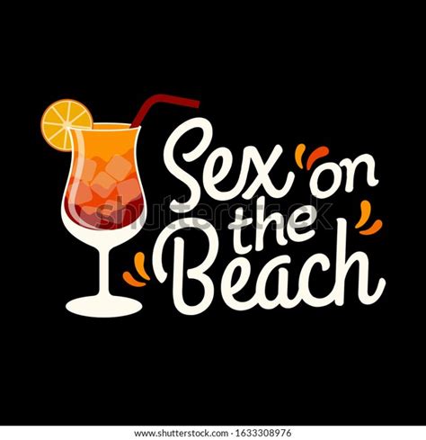 Cocktail Sex On Beach Ingredients Vector Stock Vector Royalty Free 1633308976 Shutterstock