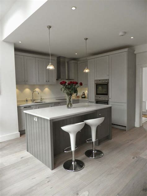 Planet Furniture Beautiful Storm Grey Shaker Kitchen Farrow And Ball