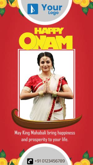 Onam Story Readymade Templates | Brands.live