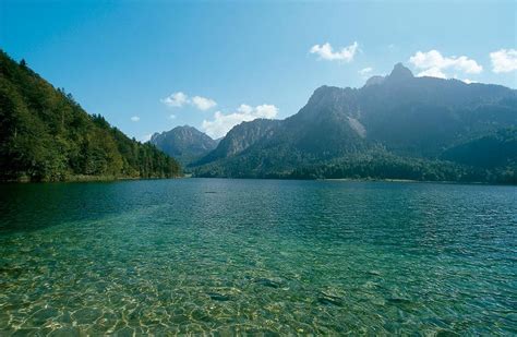 Wandern von Neuschwanstein um den Alpsee Wanderwege Allgäu Wandern