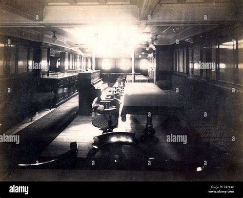 125 Interior of First-Class Saloon, Empress of India at Vancouver circa ...