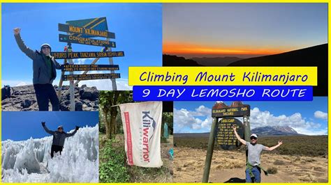 Climbing Mount Kilimanjaro Day Lemosho Route Youtube