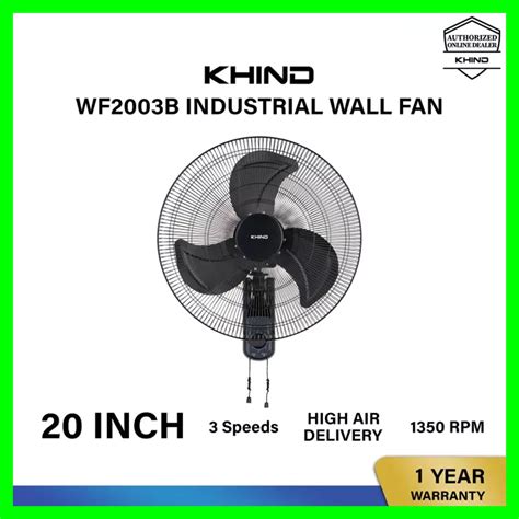 Ready Stok Kipas Dinding Besar 20 20 Inci Wall Fan Baru Kedai Makan