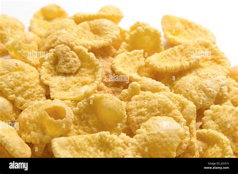 Pile Of Cornflakes Corn Flakes Breakfast Cereal Food Hi Res Stock