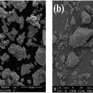 Sem Micrographs Of Elemental Powders Of A Cu And B Al O