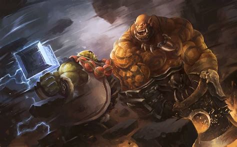 Thrall Fan Art Heroes Of The Storm Ilustraciones Warcraft Juego