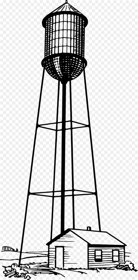 Water Tower Drawing