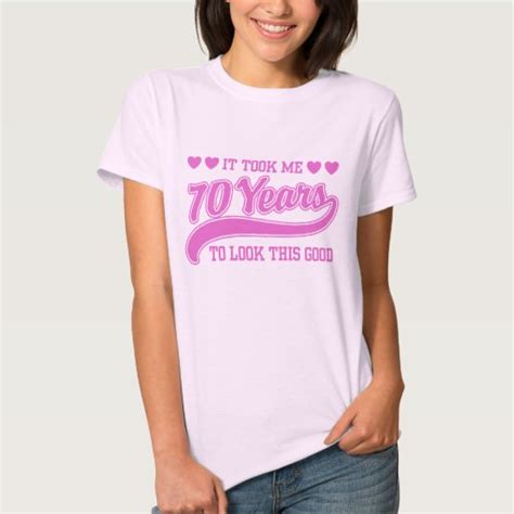 70th Birthday T Shirts Zazzle