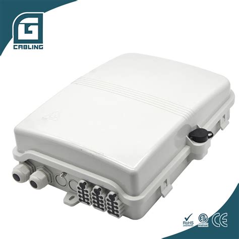 Gcabling FTTH 24 Core Fdb Fiber Optical Terminal Splice Box 24 Port