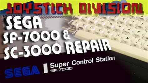 Rare Sega Sf 7000 And Sc 3000h Repair Joystick Division Youtube