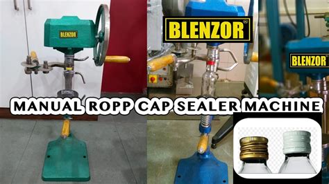 Manual ROPP Cap Sealing Machine YouTube