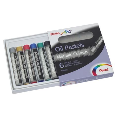 Giz Pastel Oleoso Cores Met Licas Pentel O Projetista