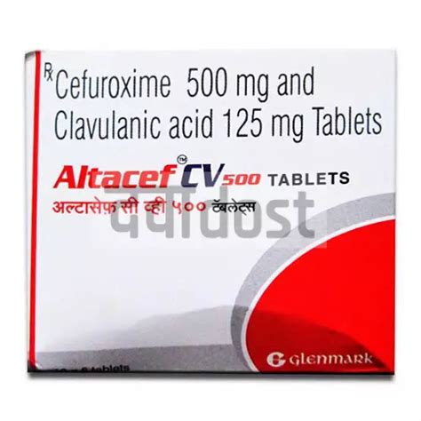 Buy Altacef Cv 500mg Tablet 6s Online View Uses Review Price