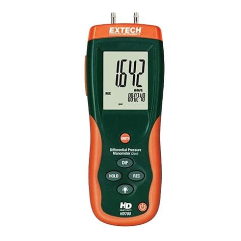 Extech Hd700 Differential Pressure Manometer