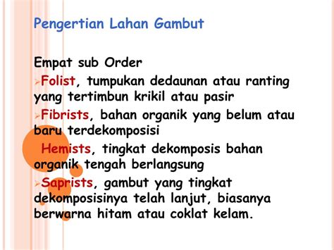 Ppt Lahan Gambut Dan Kebakarannya Powerpoint Presentation Free