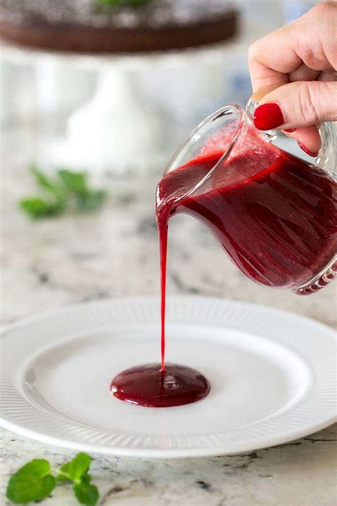 Easy Raspberry Coulis The Café Sucre Farine