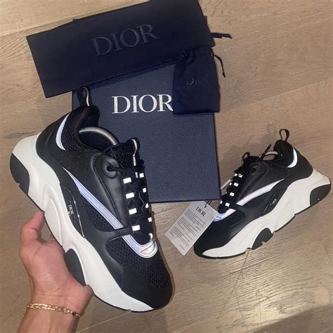 Christian Dior B22 Black White Trainers Available Depop