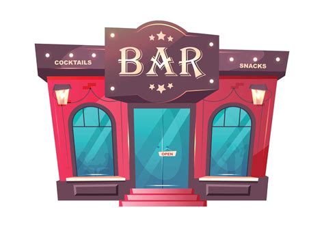 Cartoon Restaurant Exterior