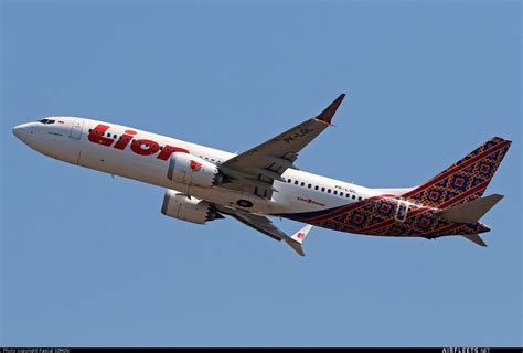 Lion Air Boeing 737 NG Max PK LQL Photo 17790 Airfleets Aviation