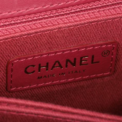 Chanel Red Chevron Aged Calfskin Leather Small Coco Top Handle For Sale