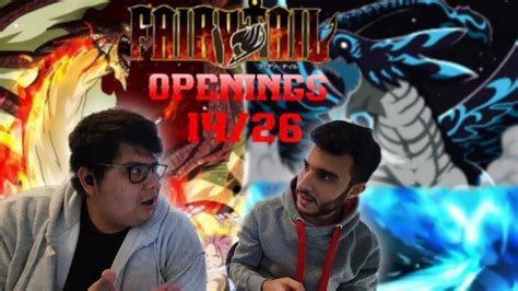 REACCIÓNAMOS A LOS OPENINGS DE FAIRY TAIL POR PRIMERA VEZ 14 26 2