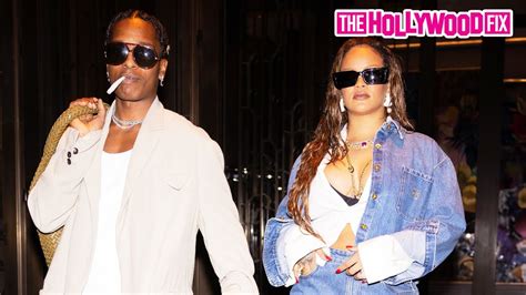 Rihanna Puts On A Very Busty Display With Baby Daddy ASAP Rocky While