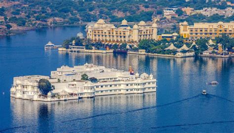 Lake Pichola and Taj Lake Palace , Udaipur, India Stock Image - Image ...